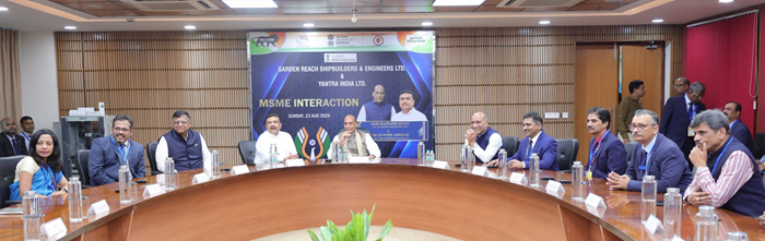 Defence Minister & WB CM at GRSE